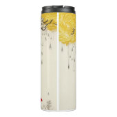 Kind, das in Wasserpfeifen spielt. Thermosbecher (Rückseite)