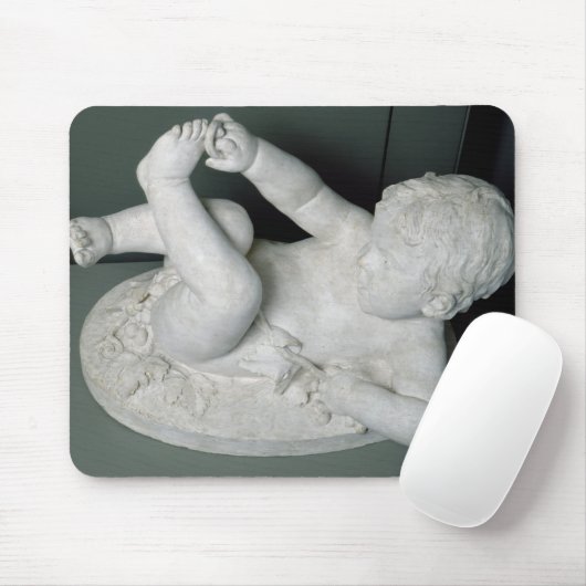 Kind, das mit seinem Fuß, 1779 spielt Mousepad (Mit Mouse)