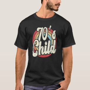 Kind der 70er Jahre 1970 Retro Vintage abgenutzt S T-Shirt
