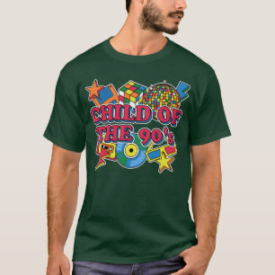 Kind der 90er Rad 1990er Rückblick Retro Vintage C T-Shirt