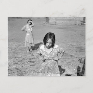 Kind der Depression Postkarte