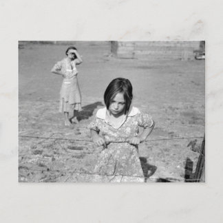 Kind der Depression Postkarte