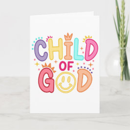 Kind-der-Gottes-Grußkarte Karte