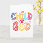 Kind-der-Gottes-Grußkarte Karte (Gelbe Blume)