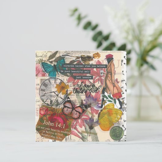 Kind der Grußkarte Gottes (Stehend Vorderseite)