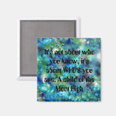 Kind der inspirierendsten Christenkunst Magnet (Vorderseite/Rückseite)