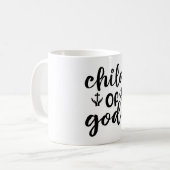 Kind der klassischen Tasse Gottes (Vorderseite Links)