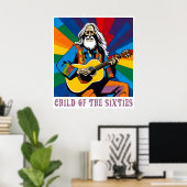 Kind der sechziger Jahre Poster (Heimbüro)
