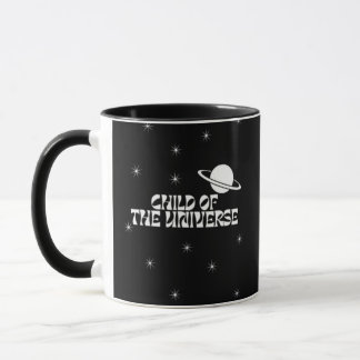 Kind der Tasse des Universums
