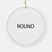 Kind der Taufe Gottes, neutrales Grün des Geschlec Keramik Ornament (Hinten)