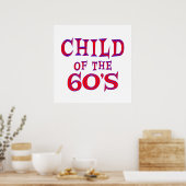 Kind des 60ers poster (Küche)