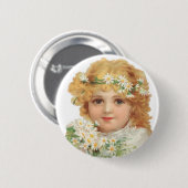 Kind des Frühlings Button (Vorne & Hinten)