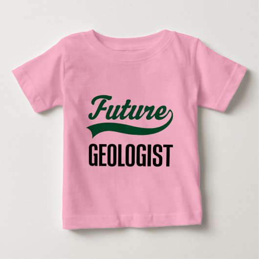 Kind des Geologe-(Zukunft) Baby T-shirt (Vorderseite)