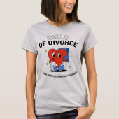 Kind des gerichtlichen Scheidungsgerichts, angeord T-Shirt (Vorderseite)