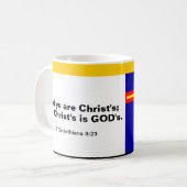 "Kind des GOTTES " Kaffeetasse (Vorderseite Links)