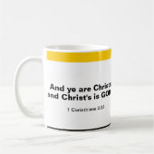 "Kind des GOTTES " Kaffeetasse (Links)