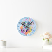 Kind des Gottes, Pastell Runde Wanduhr (Zuhause)