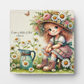 Kind des Gottesmädchens Fotoplatte (Vorderseite)