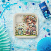 Kind des Gottesmädchens Pappteller (Party)