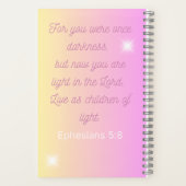 Kind des Light Notebook Journal Notizblock (Rückseite)