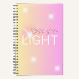Kind des Light Notebook Journal Notizblock
