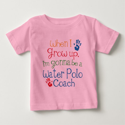 Kind des Wasserball-Zug-(Zukunft) Baby T-shirt (Vorderseite)