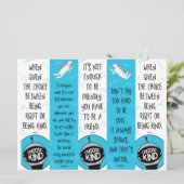 Kind-DIY-Lesezeichen auswählen Einladung (Stehend Vorderseite)