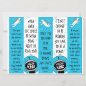 Kind-DIY-Lesezeichen auswählen Einladung (Rückseite)