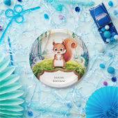 Kind Einfaches Eichhörnchen Geburtstag Pappteller (Party)