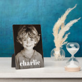 Kind Foto individuelle Name Text Fotoplatte (Seite)