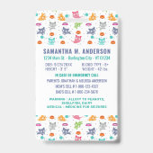 Kind-Foto-Notrufnummer Fun-Kids-Identifizierung Ausweis (Rückseite)