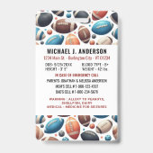 Kind-Foto-Notrufnummer Kinder-Identifikation Ausweis (Back)