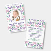 Kind-Foto-Notrufnummer Niedliche Kinder-Identifika Ausweis (Vorder- & Rückseite)