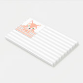 Kind, Fuchs, kleiner Fuchs, Kind, für Kinder Post-it Klebezettel (angewinkelt)