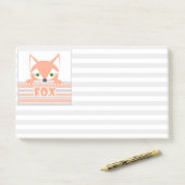 Kind, Fuchs, kleiner Fuchs, Kind, für Kinder Post-it Klebezettel (Auf Schreibtisch)