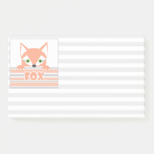 Kind, Fuchs, kleiner Fuchs, Kind, für Kinder Post-it Klebezettel
