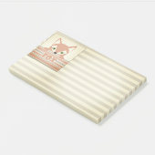 Kind, Fuchs, kleiner Fuchs, Kind, für Kinder Post-it Klebezettel (angewinkelt)