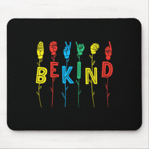 Kind-Gebärdensprache Handautismus Sensibilisierung Mousepad