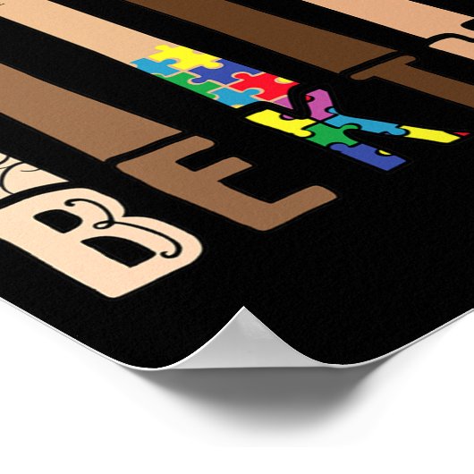 Kind-Gebärdensprache-Handgesprächslehrer interpret Poster (Ecke)