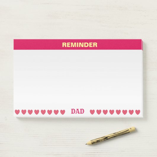 Kind/Gentle Erinnerung Post-it Klebezettel (Auf Schreibtisch)