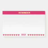 Kind/Gentle Erinnerung Post-it Klebezettel (Vorderseite)