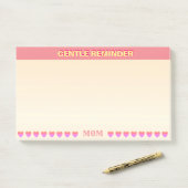 Kind/Gentle Erinnerung Post-it Klebezettel (Auf Schreibtisch)