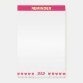 Kind/Gentle Erinnerung Post-it Klebezettel (Vorderseite)