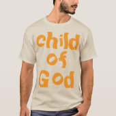 Kind Gottes Bibelangebot Orange White T-Shirt (Vorderseite)