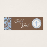 Kind Gottes - Blue Favor Tag