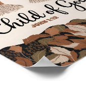 Kind Gottes Boho Christliches Kinderzimmer Mauer K Poster (Ecke)