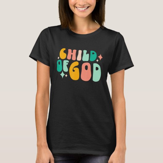Kind Gottes Christliche religiöse Bibel Verse Glau T-Shirt (Vorderseite)