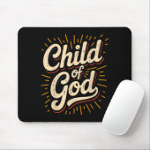 Kind Gottes christlicher Glaube  Mousepad (Mit Mouse)