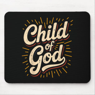 Kind Gottes christlicher Glaube Mousepad