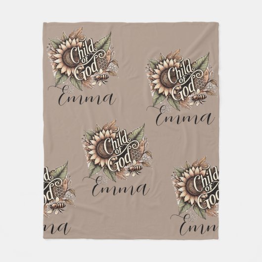 Kind Gottes Fleecedecke (Vorderseite)